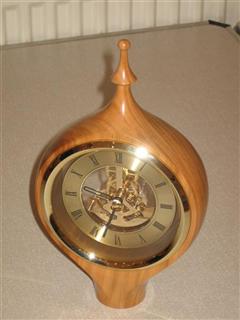 Skeleton clock by Howard Overton